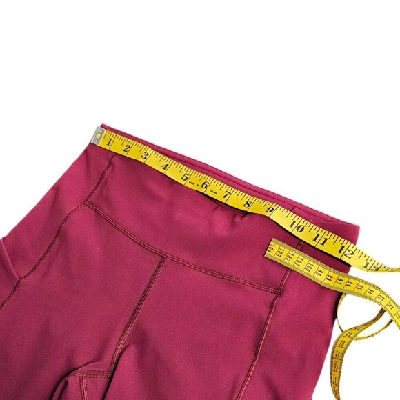 Lululemon Speed Up Crop *21", Mid Rise, Red, Luxtreme, Athletic, Running, Size 4 - Picture 6 of 9